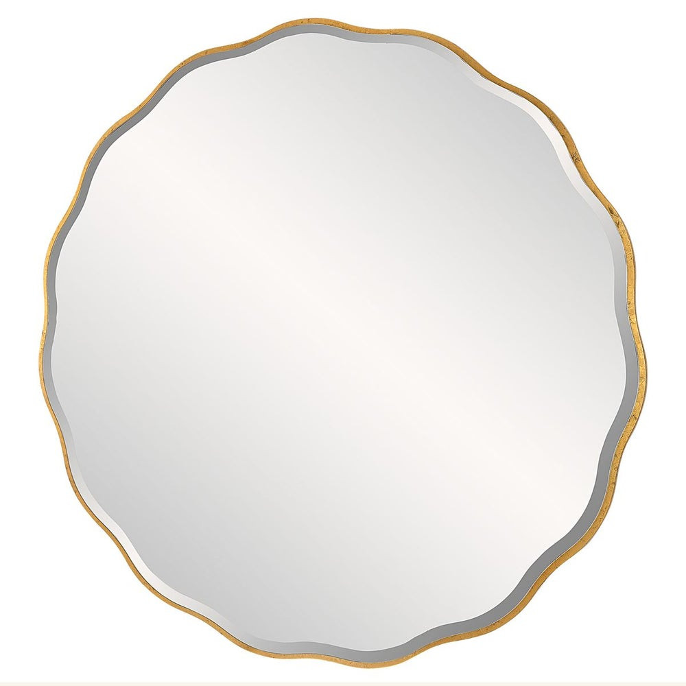 ANETA LARGE ROUND MIRROR, GOLD, 60"D