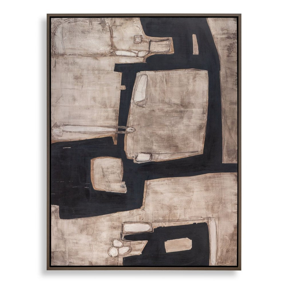 BEEN AROUND THE BLOCK FRAMED CANVAS