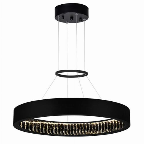 Rosalina Integrated LED 26in Matte Black Chandelier