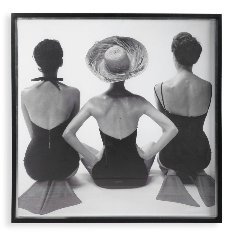 LADIES' SWIMWEAR, 1959 FRAMED PRINT