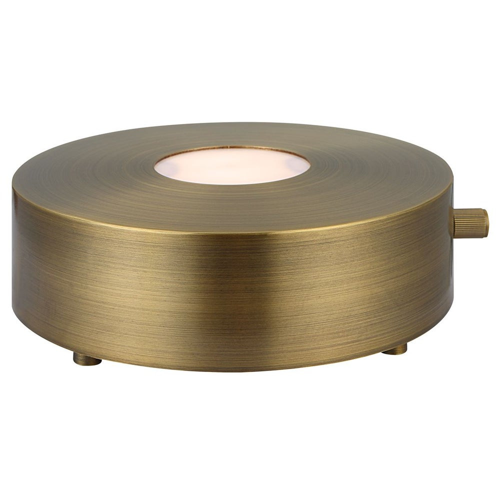 LIGHTED PLATEAU LAMP-BRASS