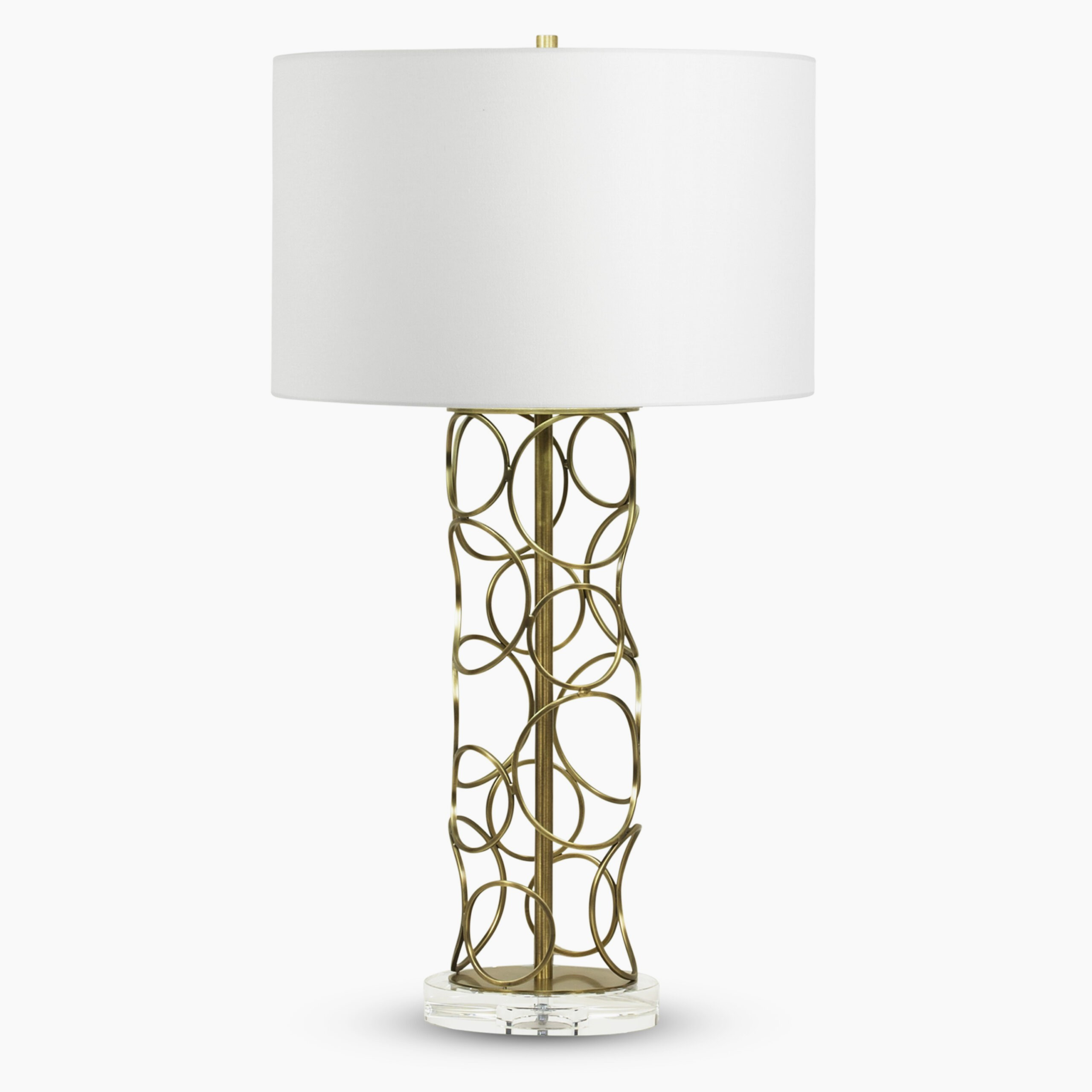 Pacific Brass Table Lamp, 32"H