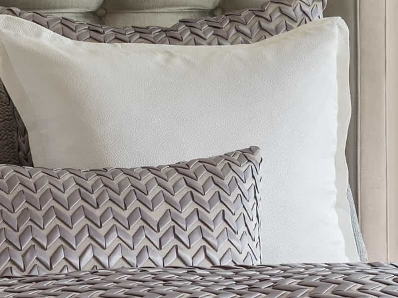 ULTRA PILLOW PEWTER S&S/PEWTER RIBBON 18X30