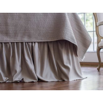 BATTERSEA GATHERED BED SKIRT / TAUPE S&S 3/22X86