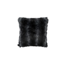 black-fur-sq-pillow