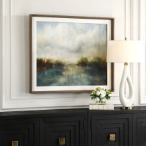 BLUE REVERIE FRAMED PRINT