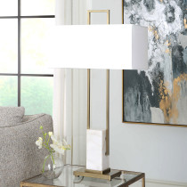 COLUMN TABLE LAMP, 35"H