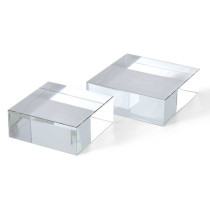CRYSTAL SQUARE RISERS/SCULPTURES, S/2