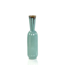 Seafoam Green Trickle Vase II