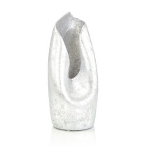 Silver Tessuto Vase