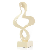 cream-enamel-sculpture
