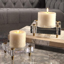 CLAIRE CANDLEHOLDERS, Set/2
