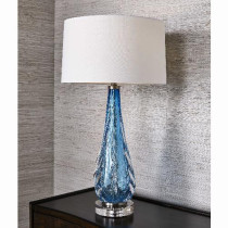 VENEZIA TABLE LAMP - BLUE, 36"H