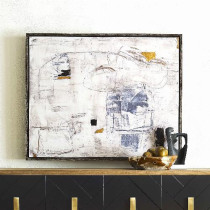 BOOM TOWN FRAMED CANVAS