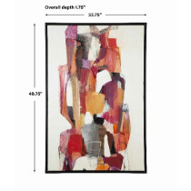 TOTEM AT SUNRISE FRAMED CANVAS