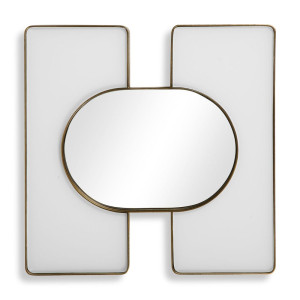 EMBRACE SQUARE MIRROR - 24" x 24" WHITE