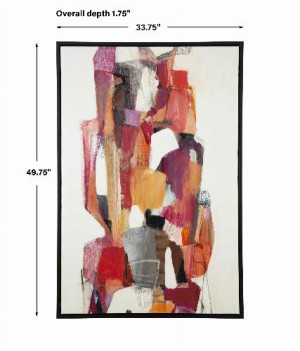 TOTEM AT SUNRISE FRAMED CANVAS