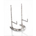 Giacometti Deep Nickel Plate Stand, 12" H x 6.5" W x 5"D
