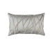 TWIG SMALL RECTANGLE PILLOW PEWTER / ANTIQUE GOLD / PLATINUM